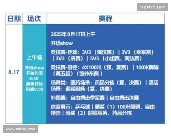 运动会赛事时间安排全程指南一览表